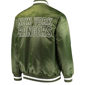 Price Drop : NY Satin Starter Blk Lbl Jacket - XL
